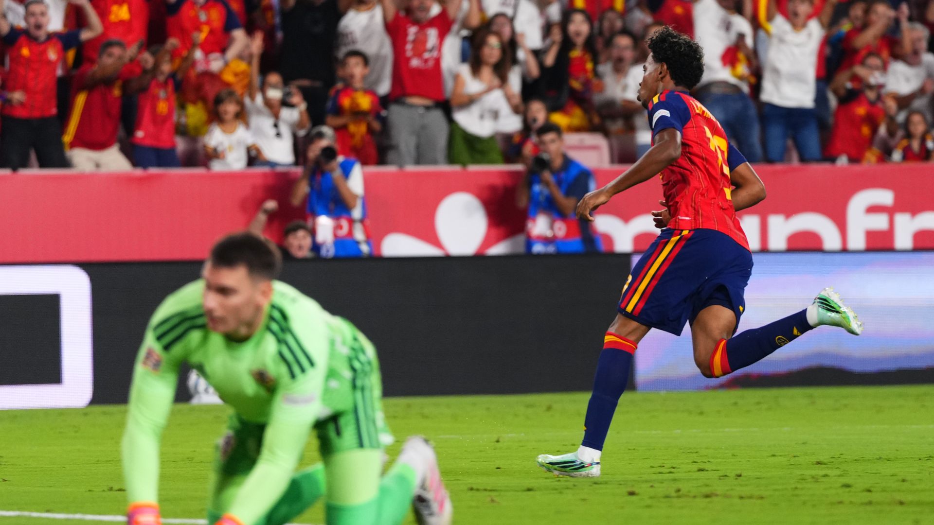 Lamine Yamal scores twice as Spain beat Croatia