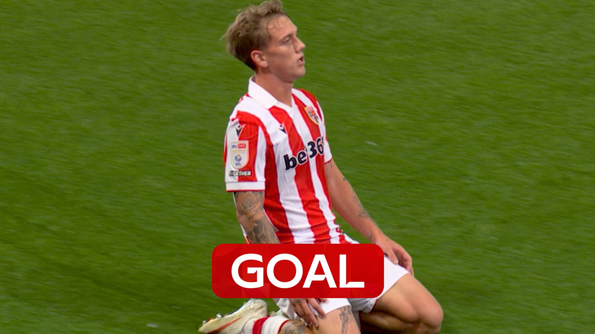 'Exactly what Stoke needed!' | Galbraith opens scoring with 25-yard strike