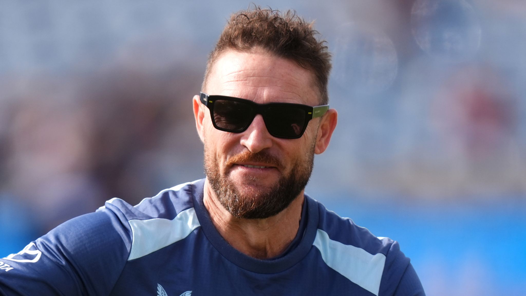 Jos Buttler says Brendon McCullum (pictured) is 'all in' on helping England win the Cricket World Cup in 2027