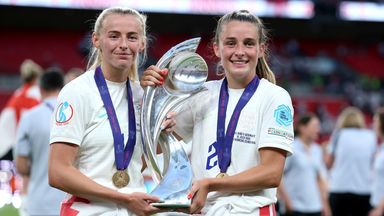 Chloe Kelly (left) and Ella Toone have not been included in England's 23-player squad to face Greece