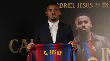 Gabriel Jesus has signed a deal at Barcelona until 2029