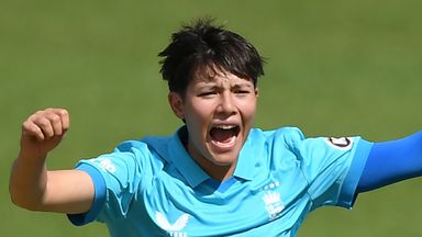 Issy Wong took two wickets in Ireland's total of 281-5