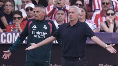 Jose Mourinho was unhappy with the officiating in the Madrid derby