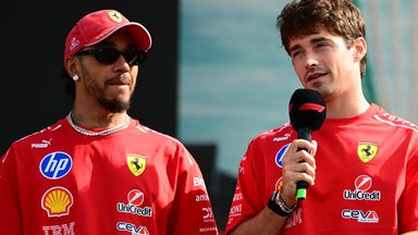 Lewis Hamilton and Charles Leclerc