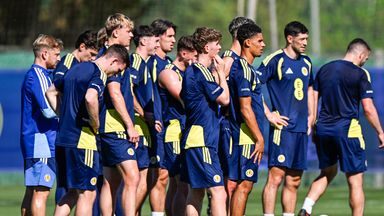 The Scotland players are training in La Manga ahead of their Nations League opener