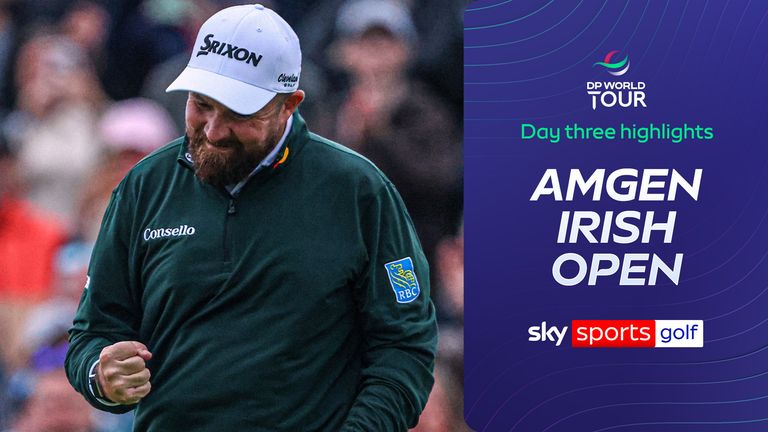 Highlights from day two of the Amgen Irish Open.