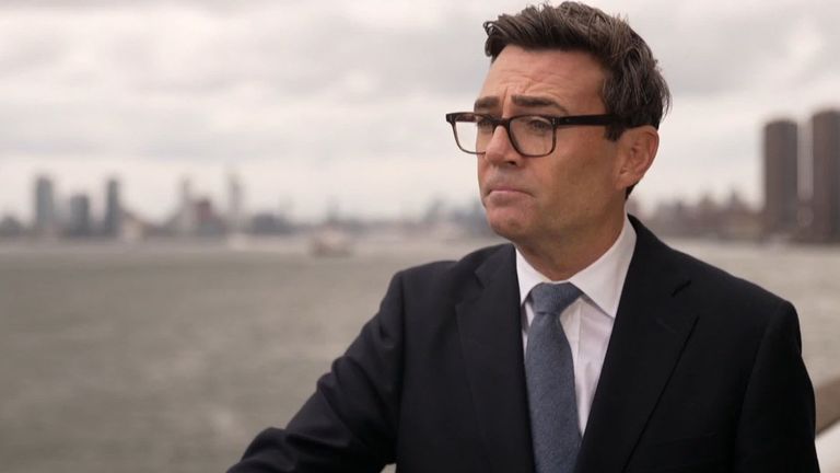 Andy Burnham discusses the Falkland Islands and speaking to Argentine President Javier Milei at the UN General Assembly.