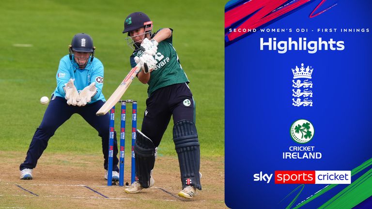 England vs Ireland second ODI first innings highlights