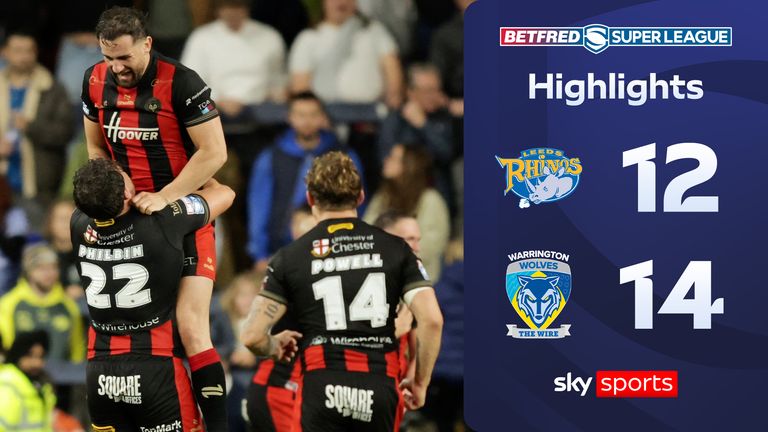 Highlights from the Super League semi-final clash between Leeds Rhinos and Warrington Wolves. Image: SWpix