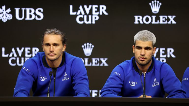Laver Cup, Zverev and Alcaraz 