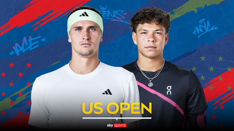 Alexander Zverev and Ben Shelton face each other in the US Open final