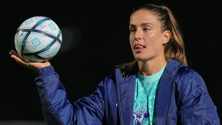 Putellas made her WSL debut for London City in the 2-1 win over Man Utd