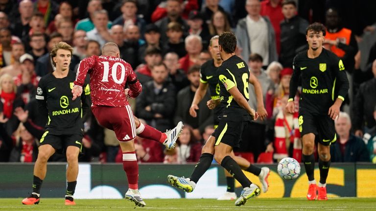 Mac Allister scores his side's second goal
