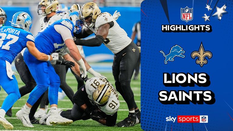 Highlights of the Week 1 matchup between New Orleans Saints and Detroit Lions.