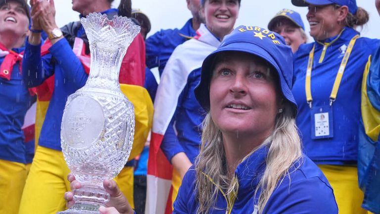 Anna Nordqvist guided Europe to a 15-13 victory over Team USA at the Solheim Cup 