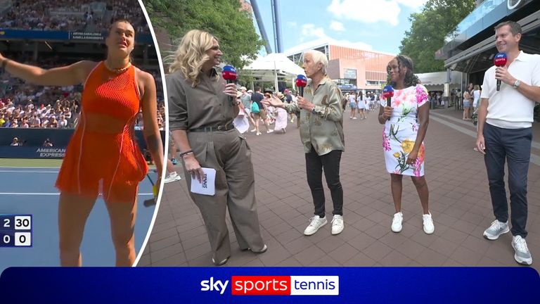 Aryna Sabalenka complained to the umpire about a strong ​smell of cannabis