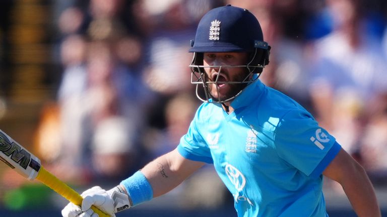 Ben Duckett during the first ODI between England and Sri Lanka