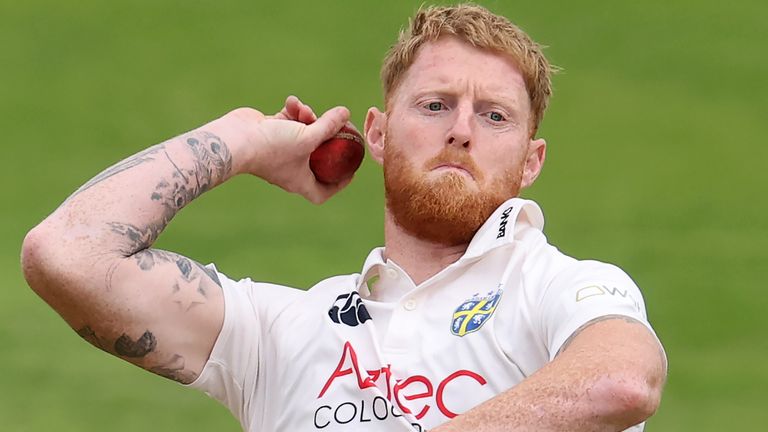 Ben Stokes helped to bowl Durham to victory against Northamptonshire