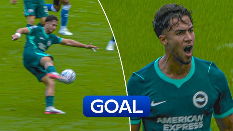 Brighton score against Coventry.