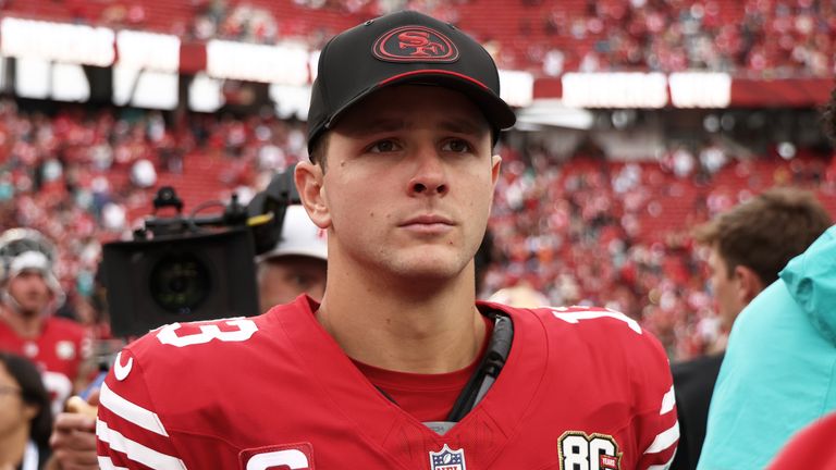 San Francisco 49ers quarterback Brock Purdy 