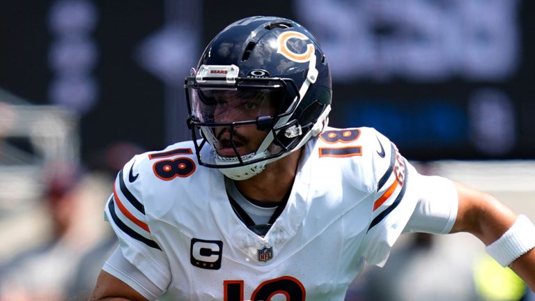 Chicago Bears quarterback Caleb Williams
