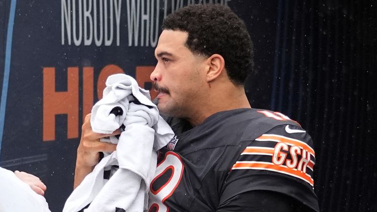 Chicago Bears quarterback Caleb Williams 