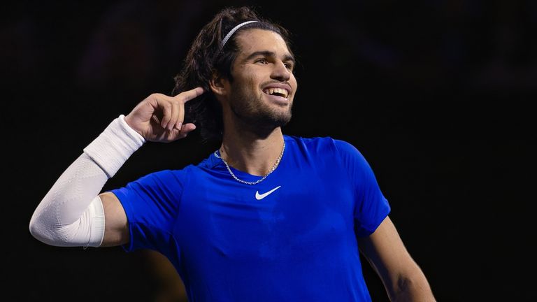 Laver Cup 2026: Day 2 ** STORY AVAILABLE, CONTACT SUPPLIER** Featuring: Carlos Alcaraz Where: London, United Kingdom When: 26 Sep 2026 Credi