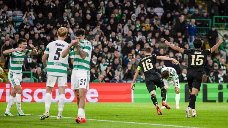 Kristoffer Zachariassen scored to make it 2-1 to Ferencvaros