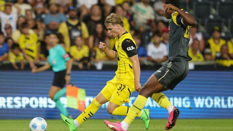 Campbell first tasted senior football with Borussia Dortmund