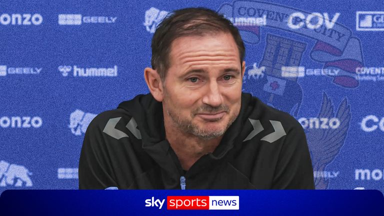 Coventry latest: Frank Lampard focussed on turnaround in form