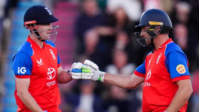 Harry Brook and Jos Buttler, England vs Sri Lanka, first T20, Southampton