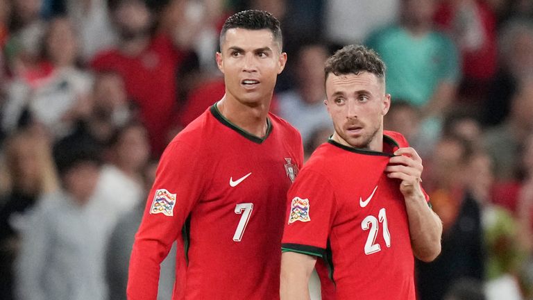 Cristiano Ronaldo has condemned Diogo Jota chants aimed at Ruben Neves