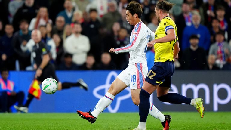 Daichi Kamada's stunning chip sealed victory at Selhurst Park