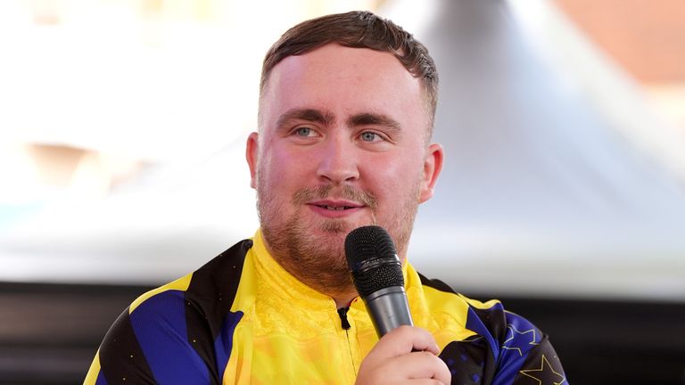 Luke Littler (PA)