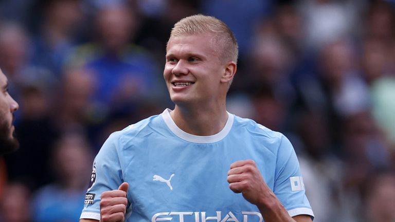 Erling Haaland put City in front vs Coventry