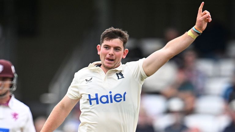 Ethan Bamber was on fire for Warwickshire