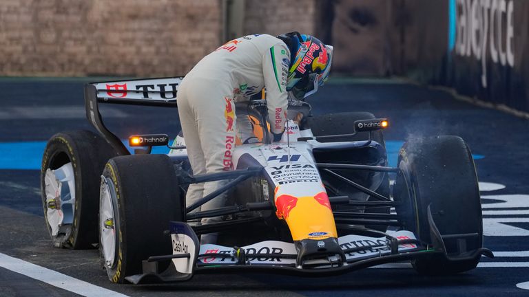 Racing Bulls driver Arvid Lindblad (AP Photo/Darko Bandic)