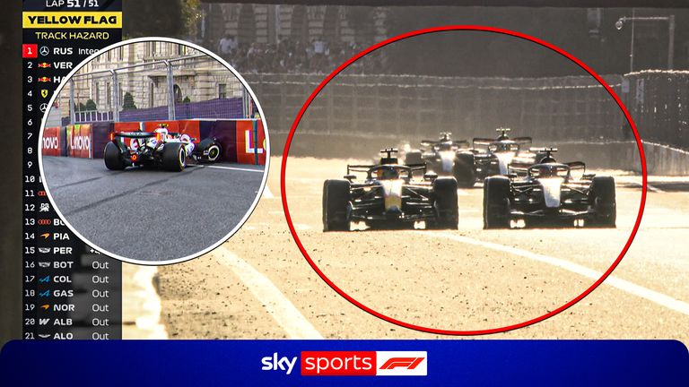 The Azerbaijan GP saw a dramatic ending as Valtteri Bottas crashed on the final lap as George Russell fended off Max Verstappen for the win.