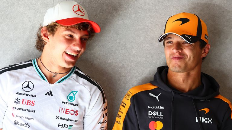 Kimi Antonelli and Lando Norris (Getty Images)