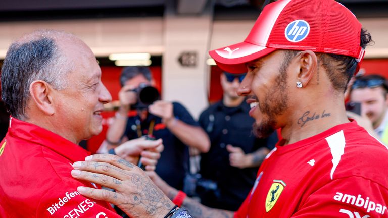 Frederic Vasseur and Lewis Hamilton have known each other for over 20 years