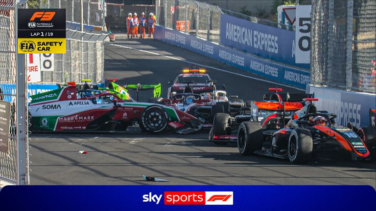 Spanish Grand Prix: Madrid bites! HUGE pile-up causes red flag in F3 race