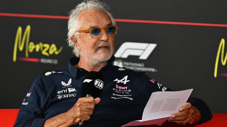 Alpine executive director Flavio Briatore