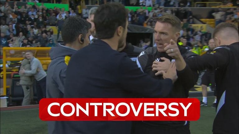 Wolves and West Brom's coaching staff were at loggerheads following the Black Country derby!