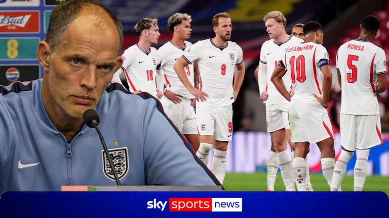 Thomas Tuchel speaking about England's performances in the Nations League.