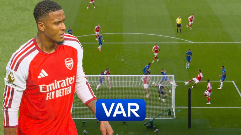 Arsenal's goal vs Chelsea is ruled out by VAR as Konsa is spotted to be in an offside position! 
