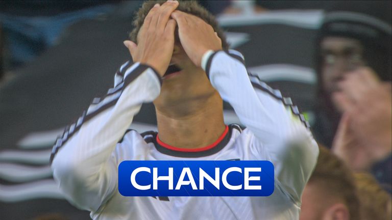 Josh King has a chance for Fulham vs Man Utd