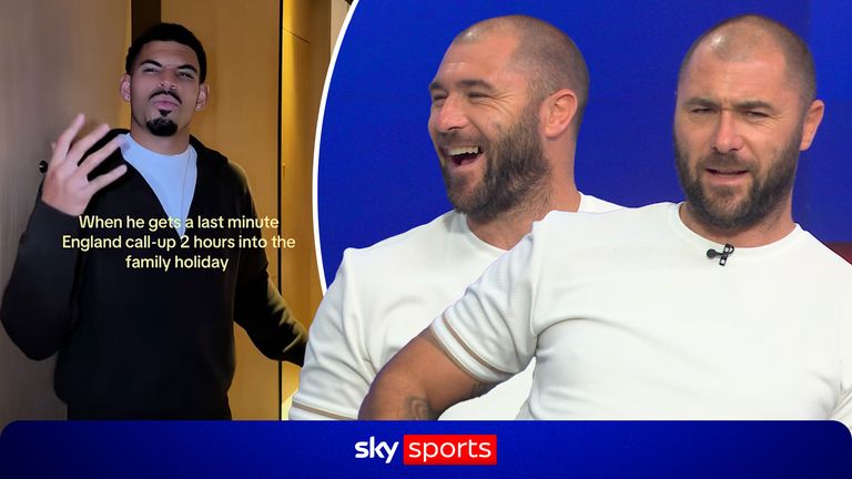 Charlie Austin on Morgan Gibbs-White England TikTok