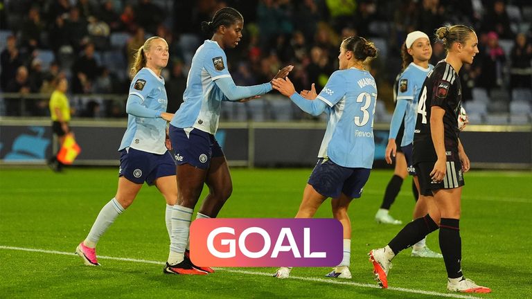 Bunny Shaw capitalised on Khiara Keating's calamitous mistake as Manchester City equalised against Liverpool late in the first half.