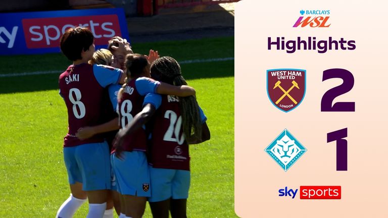 Highlights of West Ham United against London City Lionesses in the Women's Super League.