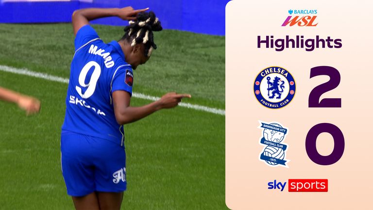 Chelsea vs Birmingham City WSL highlights
